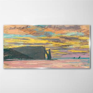 Üvegkép Sunset Claude Monet