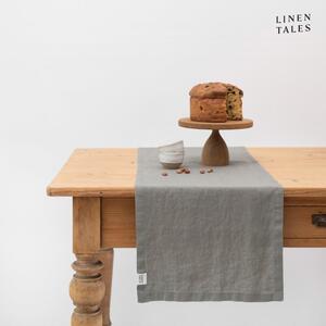 Len asztali futó 40x200 cm Khaki – Linen Tales