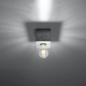 Szürke mennyezeti lámpa 10x10 cm Gabi – Nice Lamps