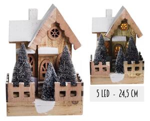 Faház kertes, fenyőfával 24,5cm