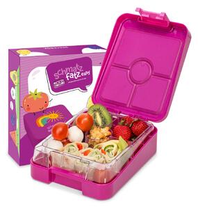 Klarstein, schmatzfatz easy, snack box, 4 rekesz, 18 x 15 x 5 cm (Sz x M x M)