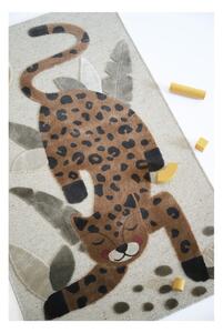 Barna-bézs gyerek szőnyeg 80x125 cm Little Jaguar – Nattiot