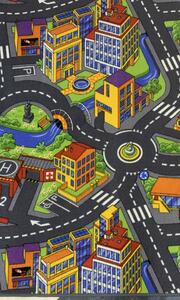 Smartcity játszószőnyeg 70x200 szürke