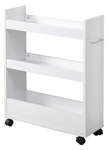 Kesper 24852 Görgős öblös polc, fehér , 78 x 22 x60 cm