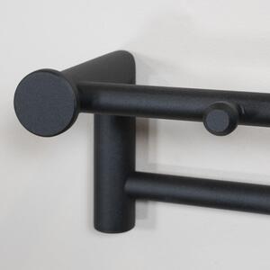 Fekete fém fali fogas Suza – Spinder Design