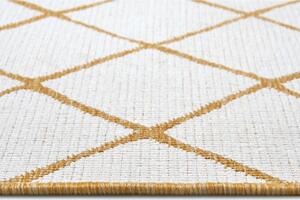 Okkersárga-fehér kültéri szőnyeg 80x250 cm Malaga – NORTHRUGS