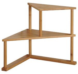 Kesper 58802 Konyhai sarokpolc bambusz, 52 x 39 x 29,5 cm