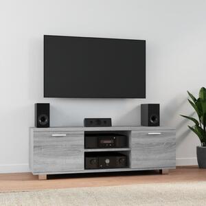 Szürke sonoma színű szerelt fa TV-szekrény 120 x 40,5 x 35 cm