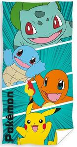 Pokémon Első generáció gyerek törölköző, 70 x 140 cm