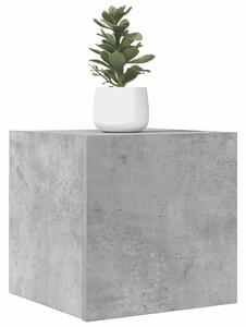 Betonszürke falra szerelhető TV-szekrény 30,5 x 30 x 30 cm
