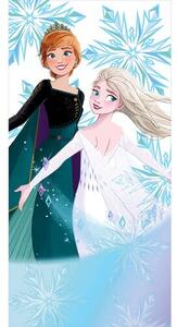 Jégvarázs Anna és Elsa hercegnők gyerek törölköző, 70 x 140 cm