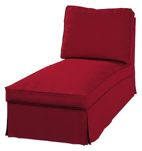 Huzat Ikea Ektorp karfa nélküli fekvőfotelhez (egyenes háttámla) termék színe piros szövet fonott