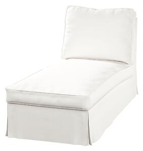 Huzat Ikea Ektorp karfa nélküli fekvőfotelhez (egyenes háttámla) termék színe fehér
