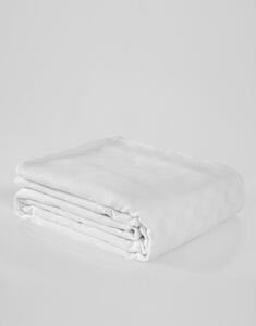 Fehér pamut ágytakaró franciaágyra 200x230 cm Plain – Mijolnir