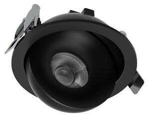 V-TAC CREE COB 12W süllyeszthető LED mélysugárzó, állítható szöggel, fekete házzal, CCT - SKU 24479
