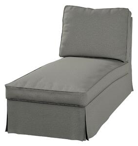 Huzat Ikea Ektorp karfa nélküli fekvőfotelhez (egyenes háttámla) termék színe szürke szövet fonott