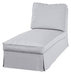Huzat Ikea Ektorp karfa nélküli fekvőfotelhez (egyenes háttámla) termék színe fehér szövet fonott