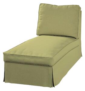 Huzat Ikea Ektorp karfa nélküli fekvőfotelhez (egyenes háttámla) termék színe zöld szövet fényes, welwet