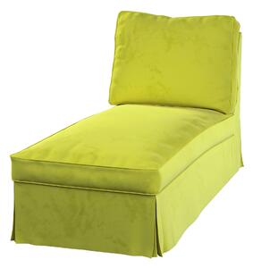 Huzat Ikea Ektorp karfa nélküli fekvőfotelhez (egyenes háttámla) termék színe zöld szövet fényes, welwet