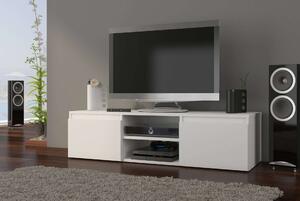 Modern tv állvány 120 cm - RTV fehér