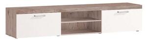 Cheris K39_200 TV állvány #fehér-barna