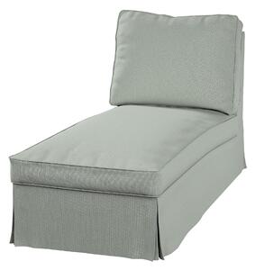 Huzat Ikea Ektorp karfa nélküli fekvőfotelhez (egyenes háttámla) termék színe kék szövet fonott