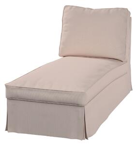 Huzat Ikea Ektorp karfa nélküli fekvőfotelhez (egyenes háttámla) termék színe rózsaszín szövet fonott