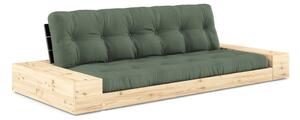 Zöld kinyitható kanapé 244 cm Base – Karup Design