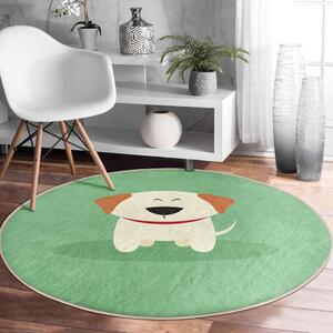 Zöld gyerek szőnyeg ø 80 cm Comfort – Mila Home