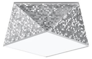 Ezüstszínű mennyezeti lámpa 25x25 cm Koma – Nice Lamps