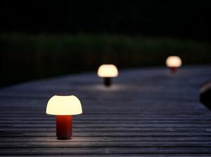 Narancssárga alumínium LED dimmelhető asztali lámpa (magasság 22 cm) Harvest – Zone