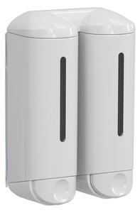 MARPLAST MARPLAST, SHOWER MEDIUM dupla folyékony szappanadagoló 2x250ml, fehér, A94801