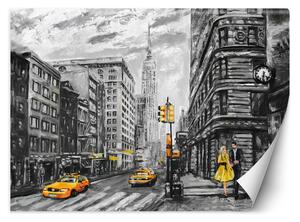 Gario Fotótapéta New York taxi Anyag: Vlies, Méret: 200 x 140 cm