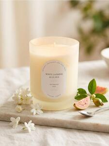 Sinsay - Illatos szójagyertya White Jasmine & Guava - fehér