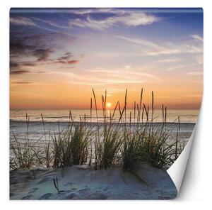 Gario Fotótapéta Nyaralás táj - tenger, dunék, tengerpart, naplemente Anyag: Vlies, Méret: 100 x 100 cm