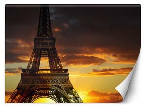 Gario Fotótapéta Az Eiffel-torony naplementében Anyag: Vlies, Méret: 200 x 140 cm