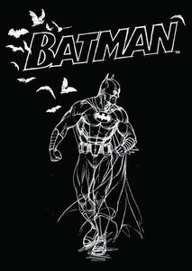 Művészi plakát Batman - Sketch, (26.7 x 40 cm)