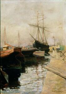 Wassily Kandinsky - Festmény reprodukció The Port of Odessa, 1900, (26.7 x 40 cm)