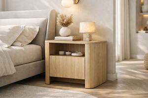 Sorrenti éjjeliszekrény 58 cm – vicenza tölgy