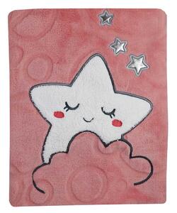 Gyerek pléd Koala Sleeping Star pink