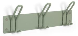 Zöld-szürke fém fali fogas Miles – Spinder Design