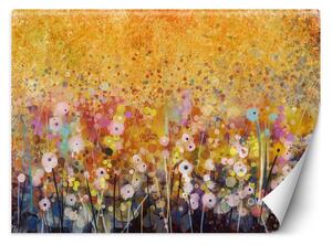 Gario Fotótapéta Rét virágokkal, színes absztrakció Anyag: Vlies, Méret: 200 x 140 cm