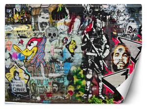 Gario Fotótapéta Graffiti - színes utcai stílus Anyag: Vlies, Méret: 200 x 140 cm