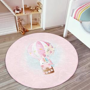 Rózsaszín gyerek szőnyeg ø 100 cm Comfort – Mila Home