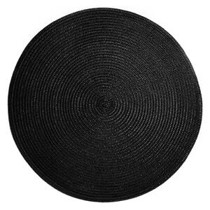 AMBIENTE étkezési alátét Ø38 cm, fekete
