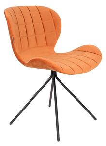 OMG narancssárga bársony szék
