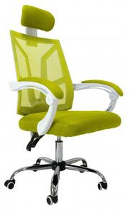 Scorpio irodai szék - fehér/zöld