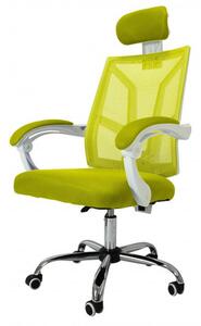 Scorpio irodai szék - fehér/zöld