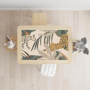 IKEA FLISAT asztal bútormatrica - Tigrisek a dzsungelben