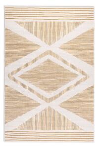 Okkersárga-krémszínű kültéri szőnyeg 200x290 cm Gemini – Elle Decoration